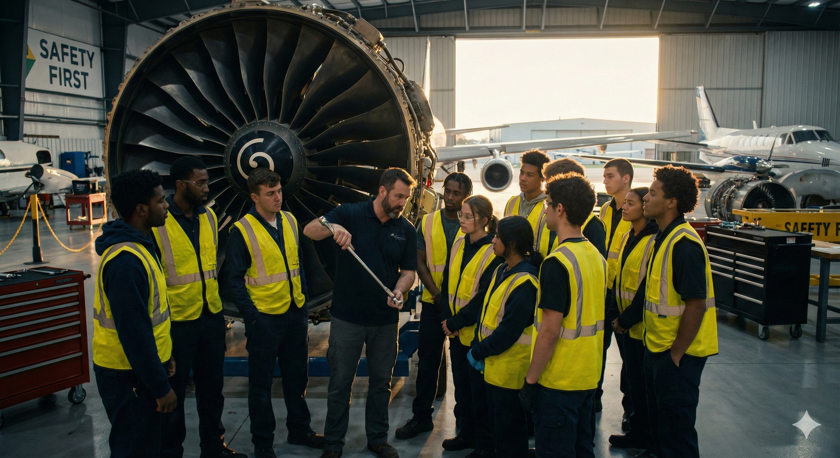 Aula Prática em Hangar